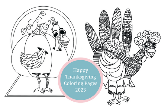 Knot By Gran'ma Happy Thanksgiving Coloring Pages 2023