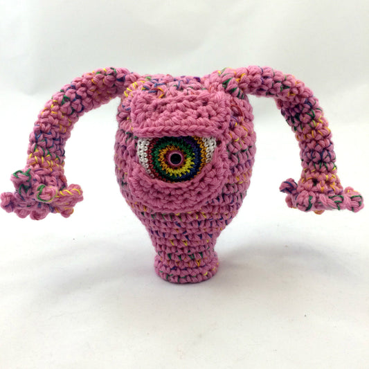 Knot By Gran'ma Digital Crochet Pattern Uterus Plush Doll Crochet Pattern