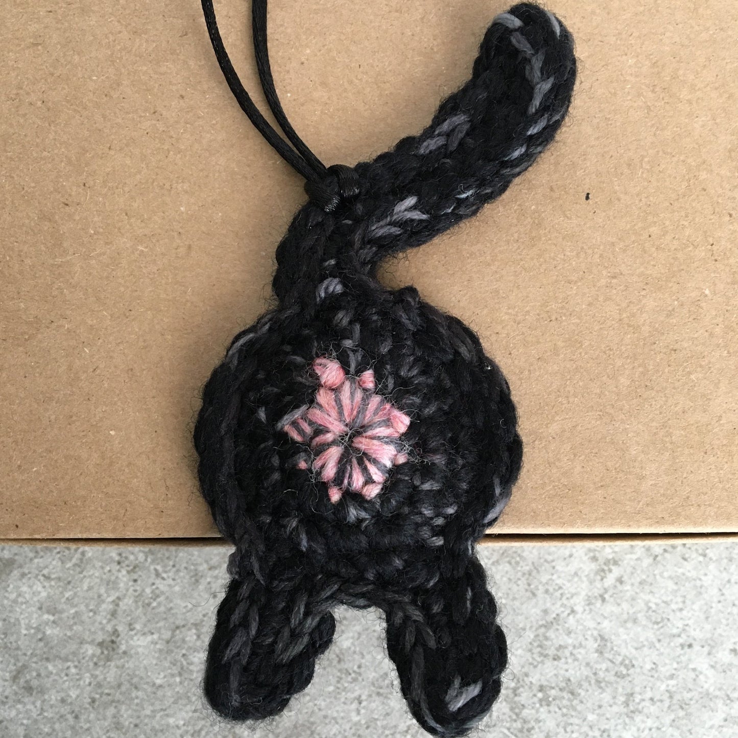 Knot By Gran'ma Ornament Funny Black Cat Butt Ornament