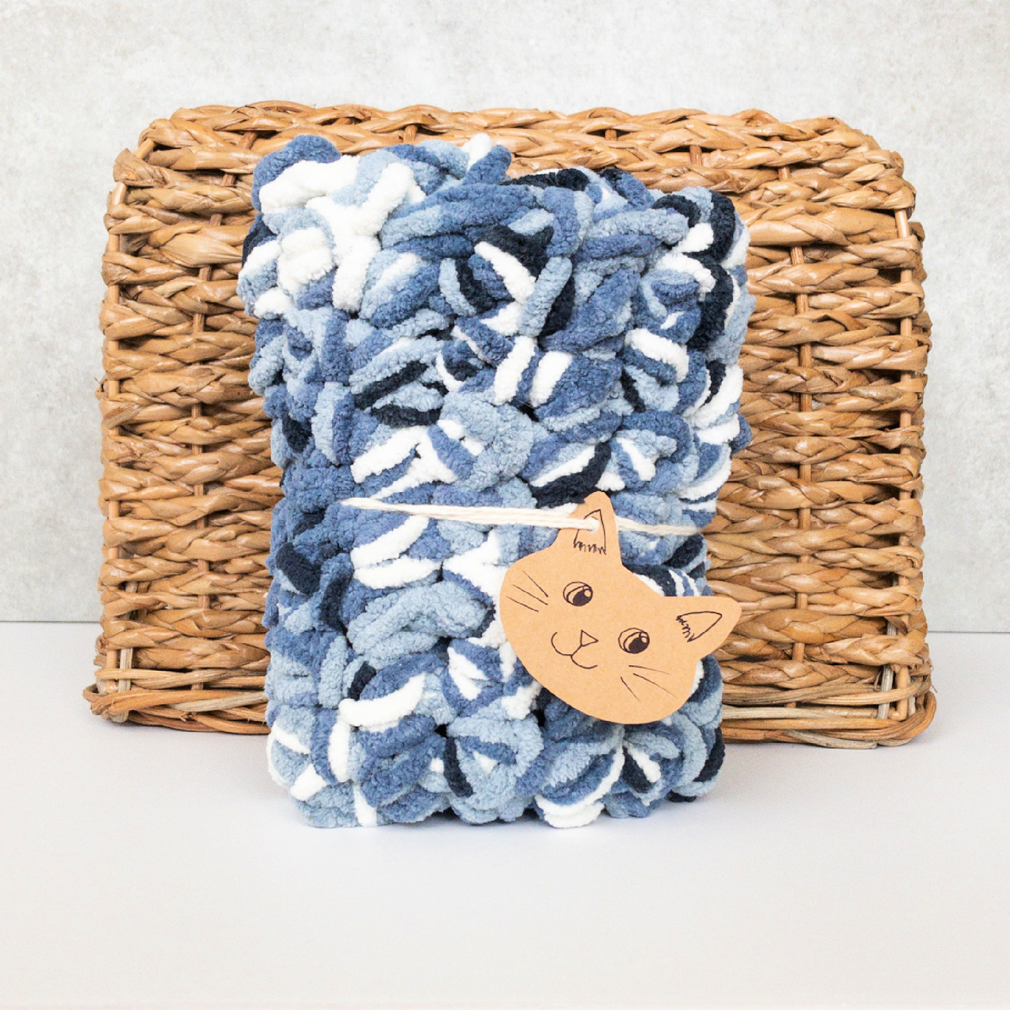 Knot By Gran'ma Cat Mat Cat Mat Bluesy Blues Sleeping Pad
