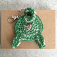 Knot By Gran'ma St. Patricks Day Gift Green Lucky Pug Butt Keychain Funny St. Patricks Day Gift With Card