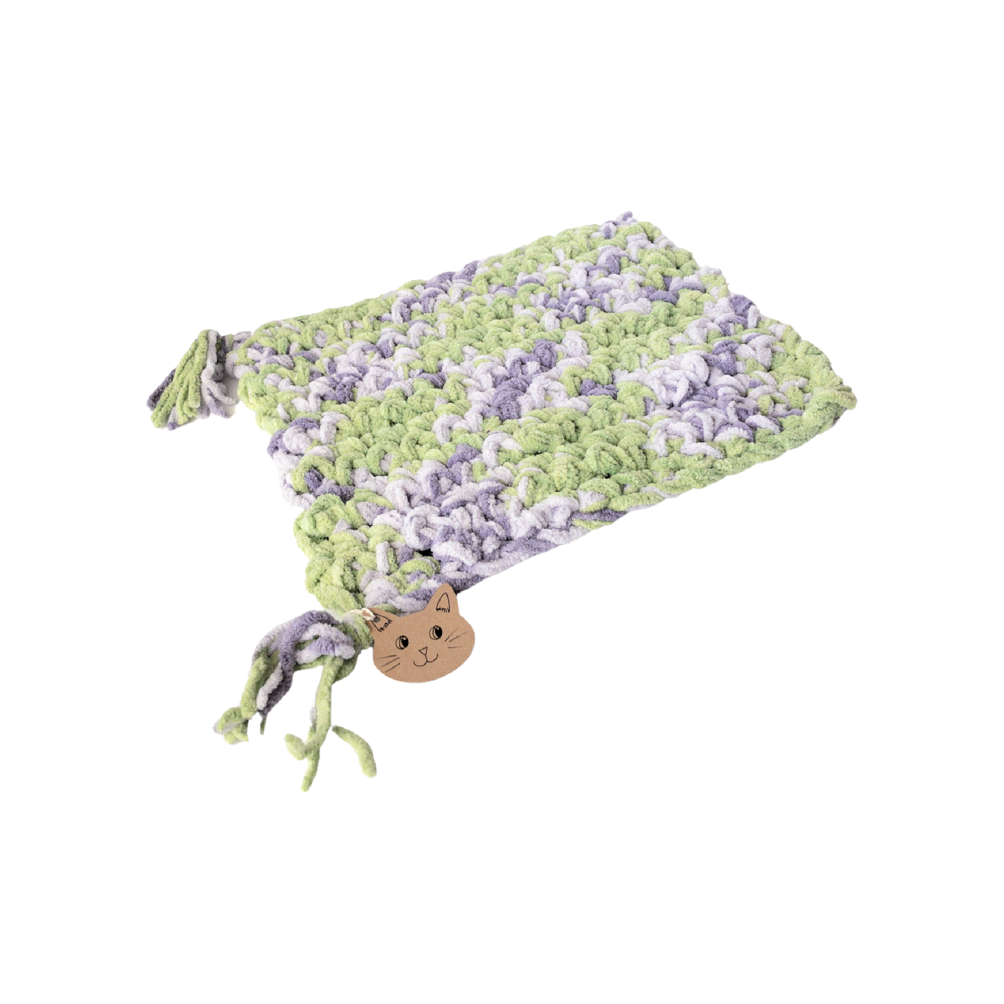 Knot By Gran'ma Cat Mat Cat Mat Lush Lilac Sleeping Pad