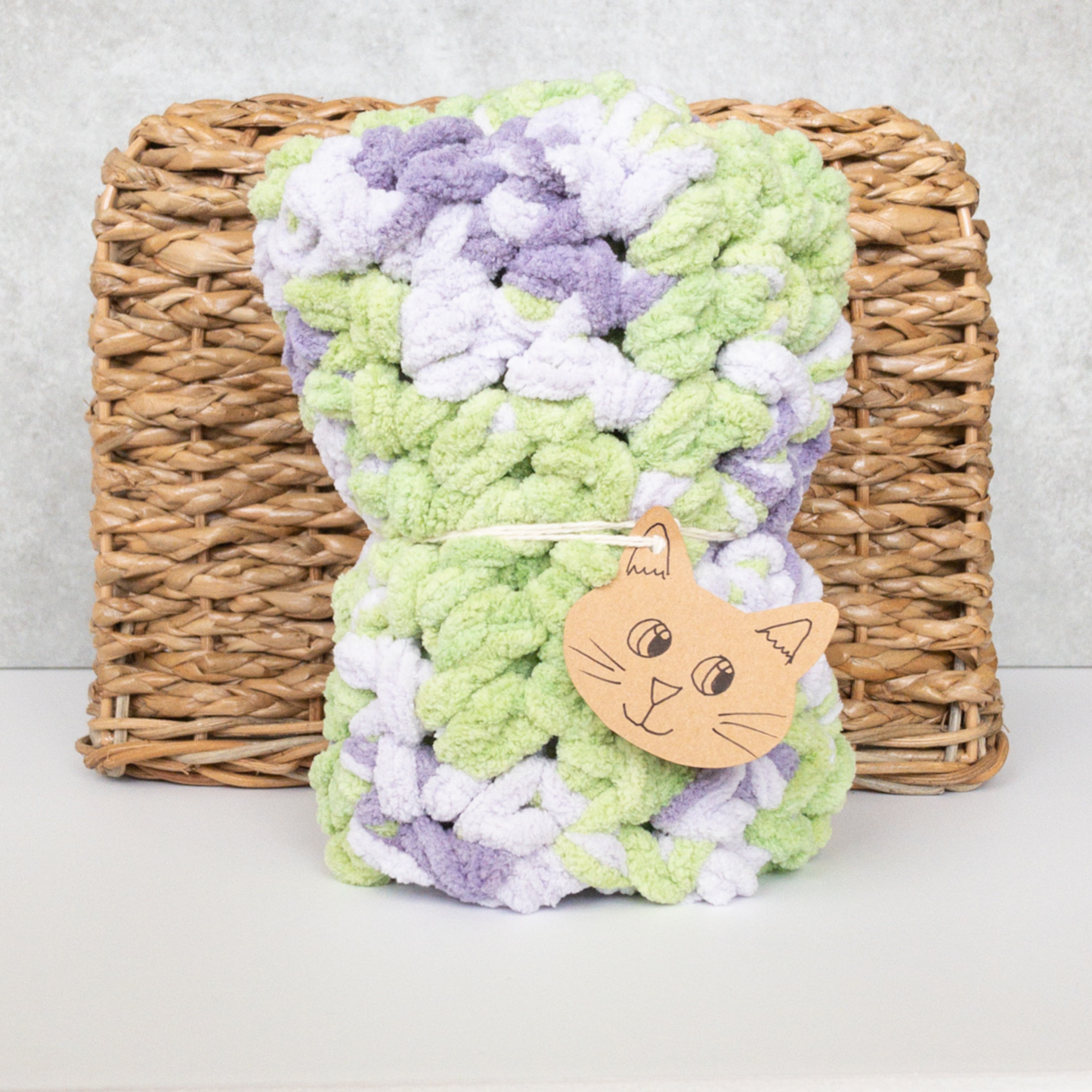 Knot By Gran'ma Cat Mat Cat Mat Lush Lilac Sleeping Pad