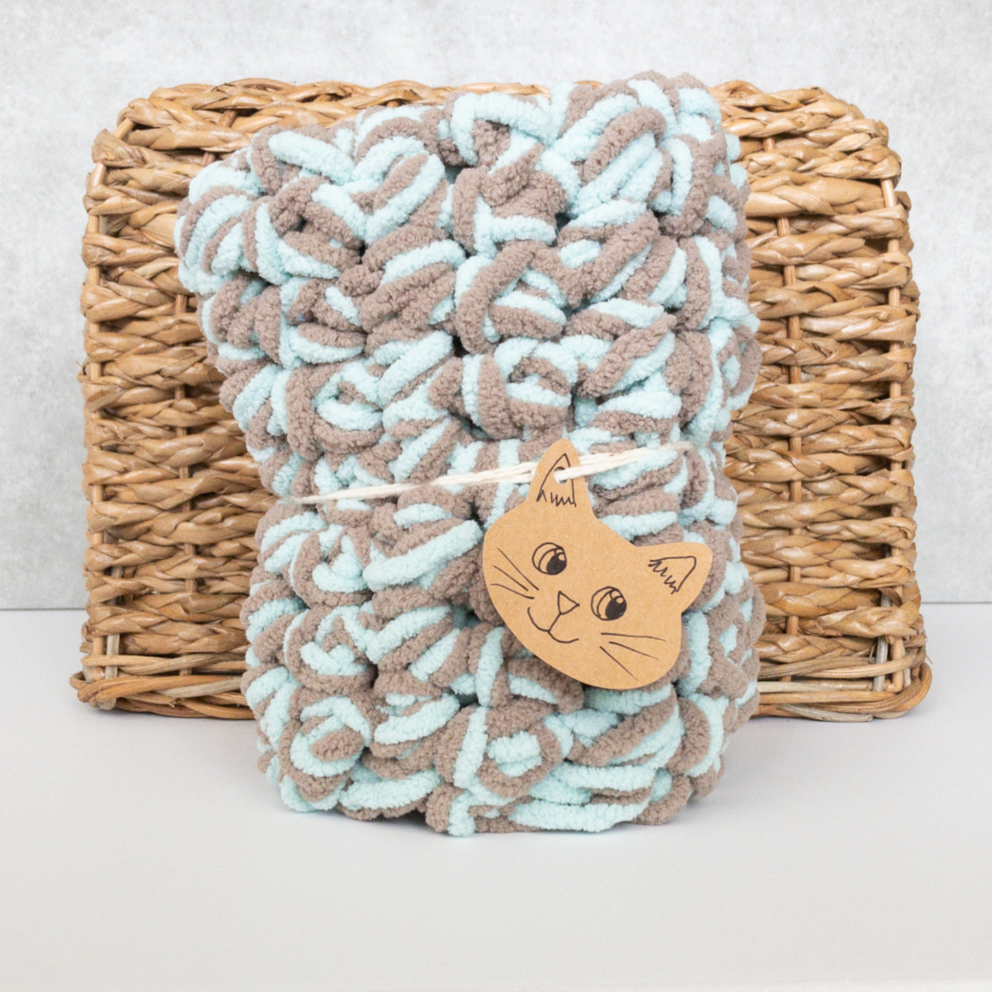Knot By Gran'ma Cat Mat Cat Mat Minty Cool Sleeping Pad