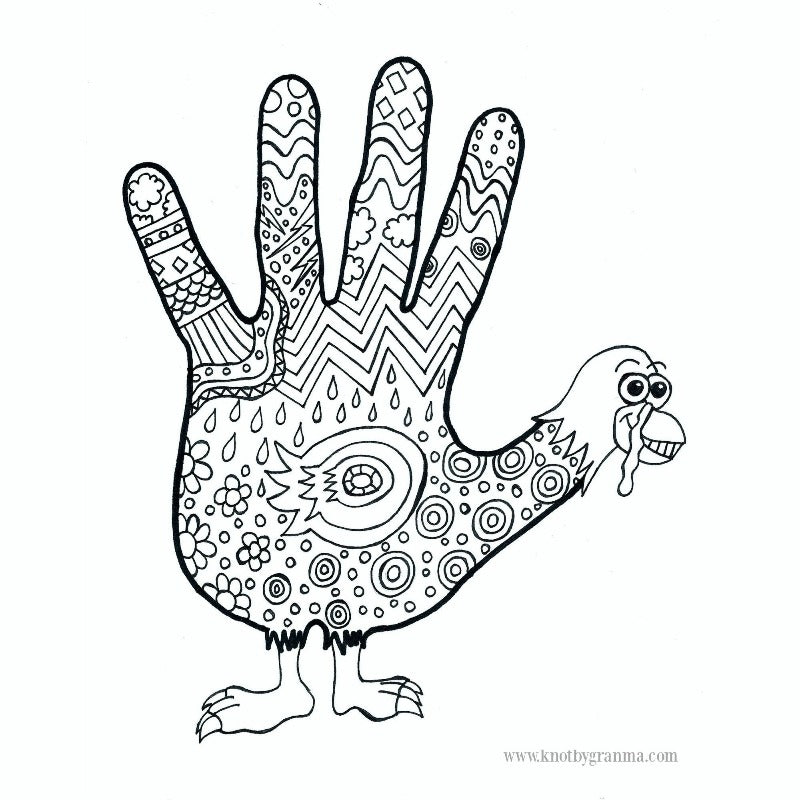 Knot By Gran'ma Collectible Dolls Custom Plush Roast Turkey Doll