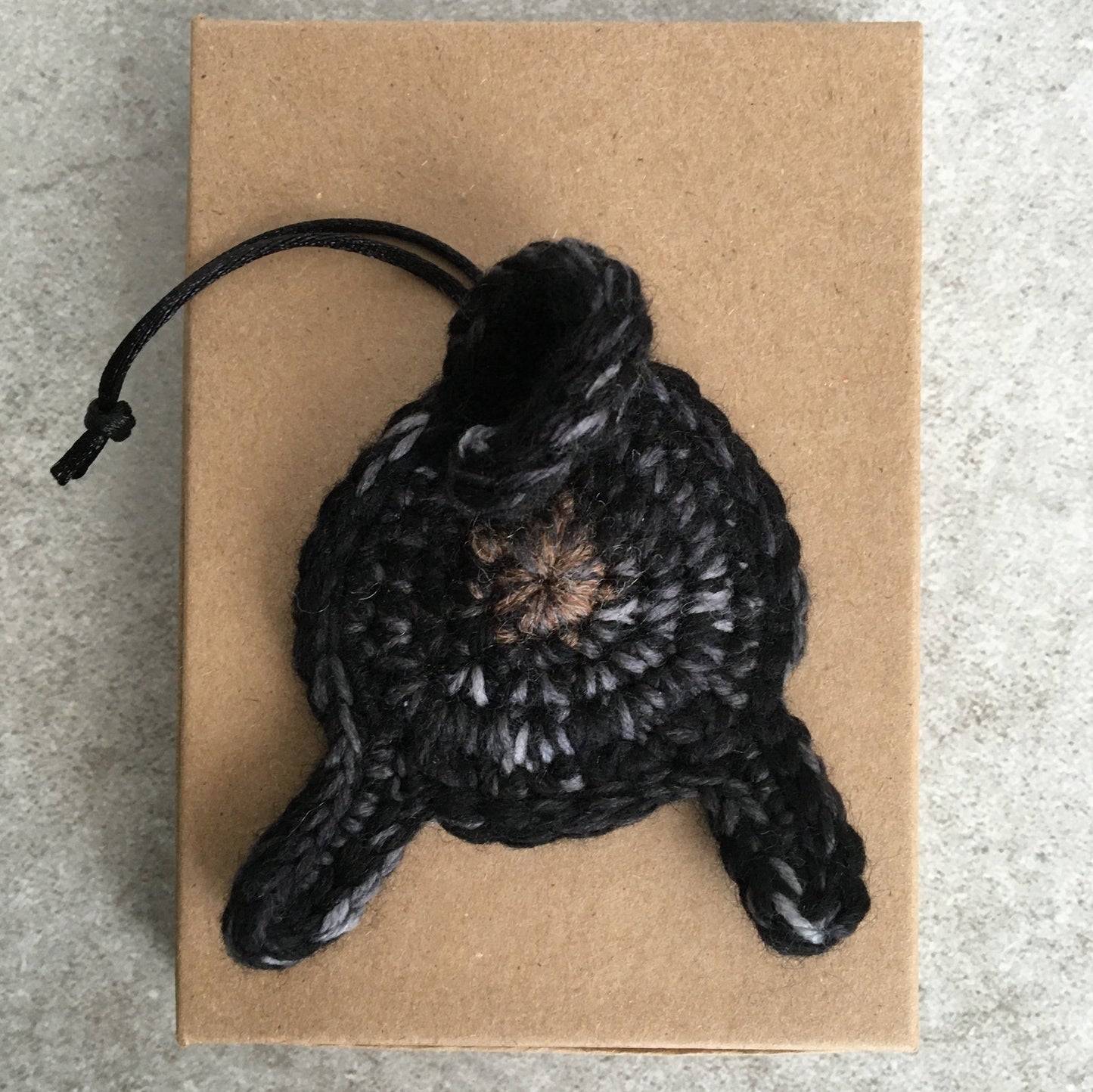 Knot By Gran'ma Ornament Black Pug Butt Funny Novelty Ornament