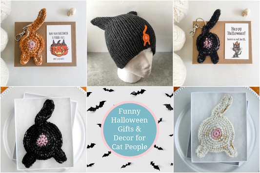 Funny Halloween Gifts & Decor for Cat People