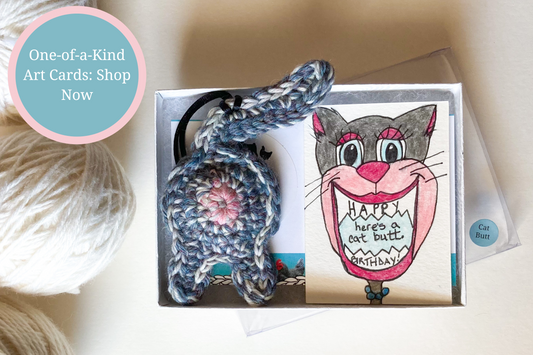 One-of-a-Kind Art Cards: Shop Now blog post Knot By Gran'ma