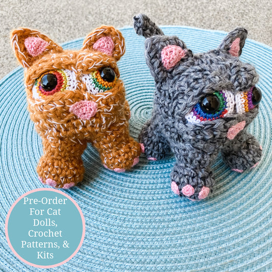 Knot By Gran'ma Blog Pre-Order For Cat Dolls, Crochet Patterns, & Kits
