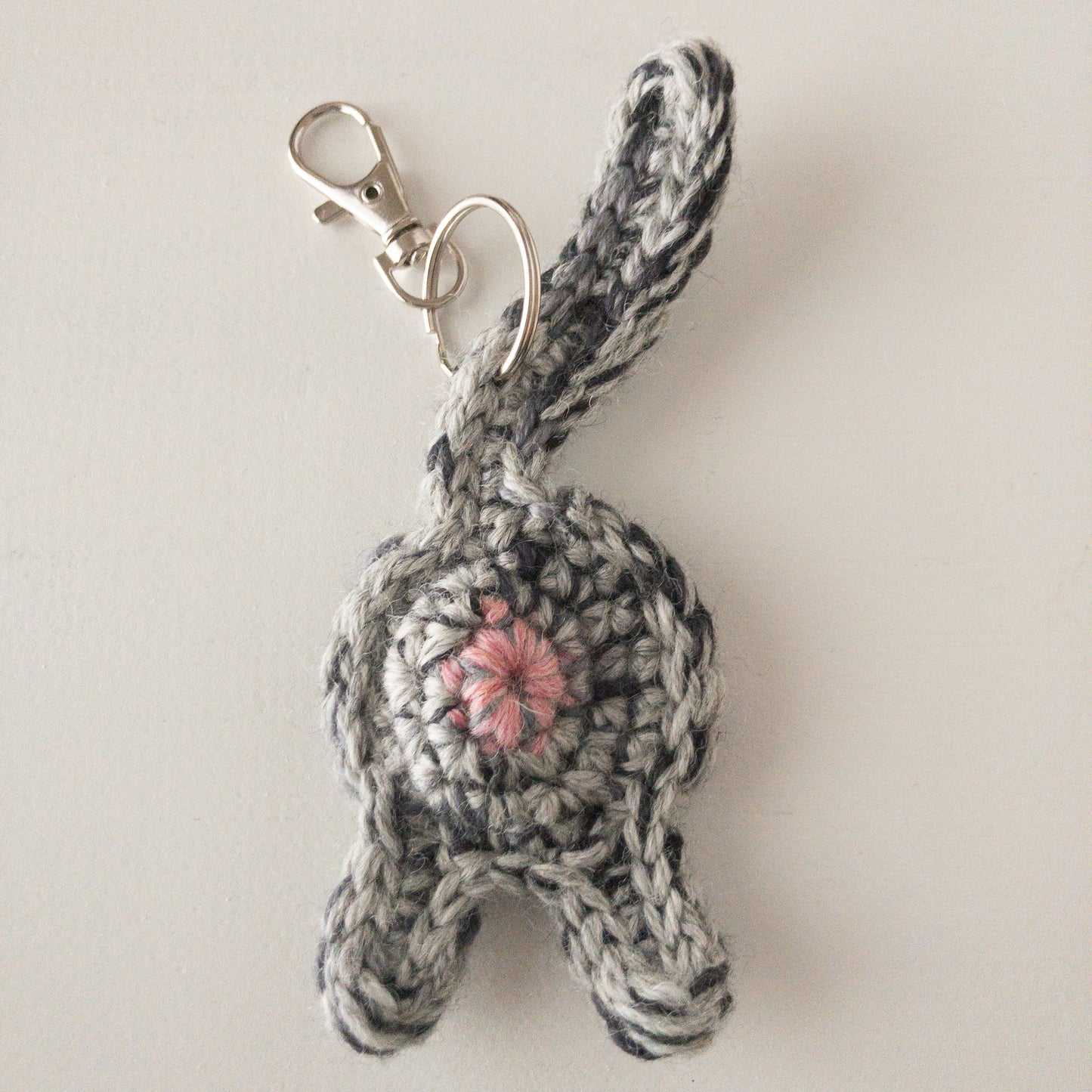 Cat Butt Keychain Valentine's Day Gift with OOAK Art Card