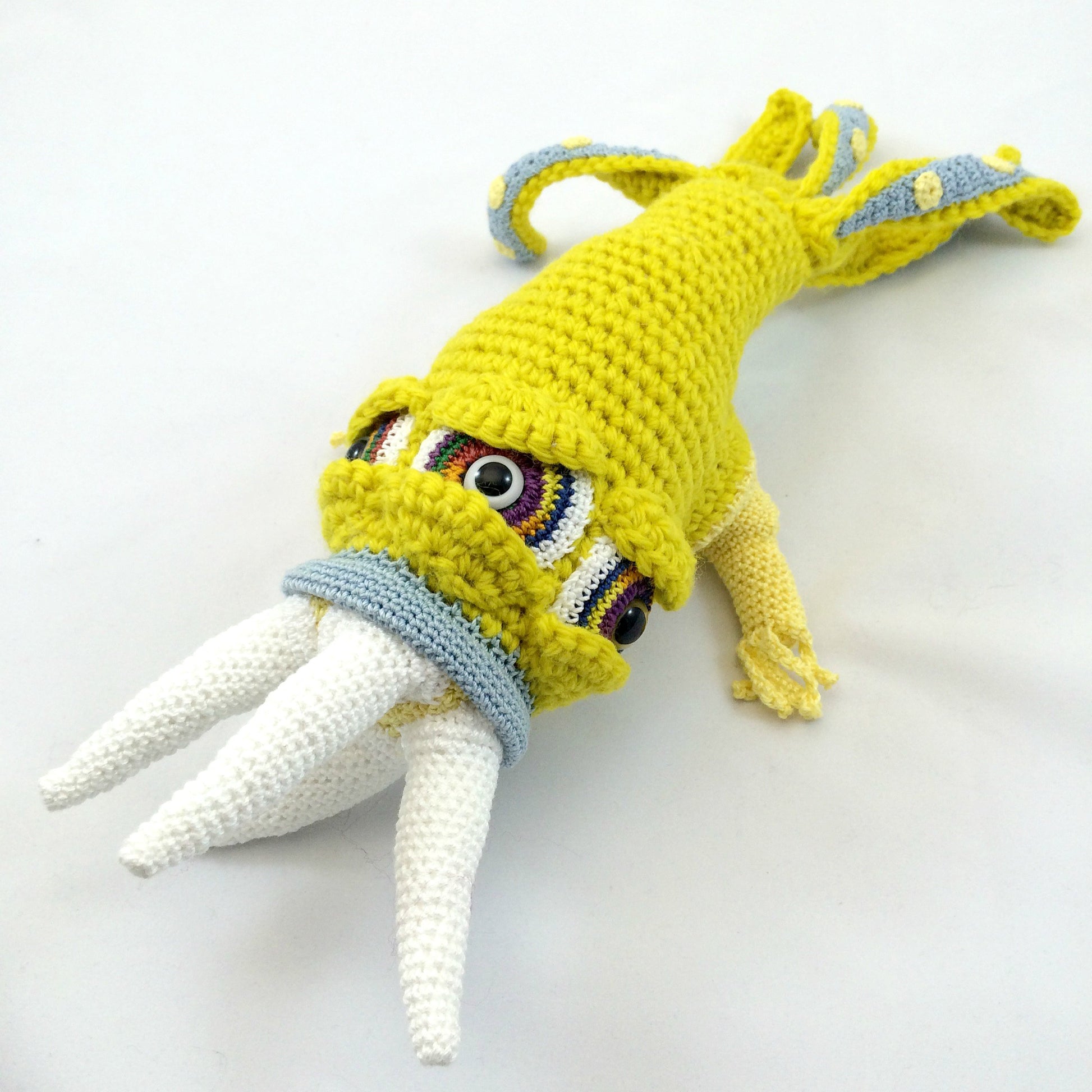 Knot By Gran'ma Digital Crochet Pattern Grimeclaw Monster Plush Doll Crochet Pattern