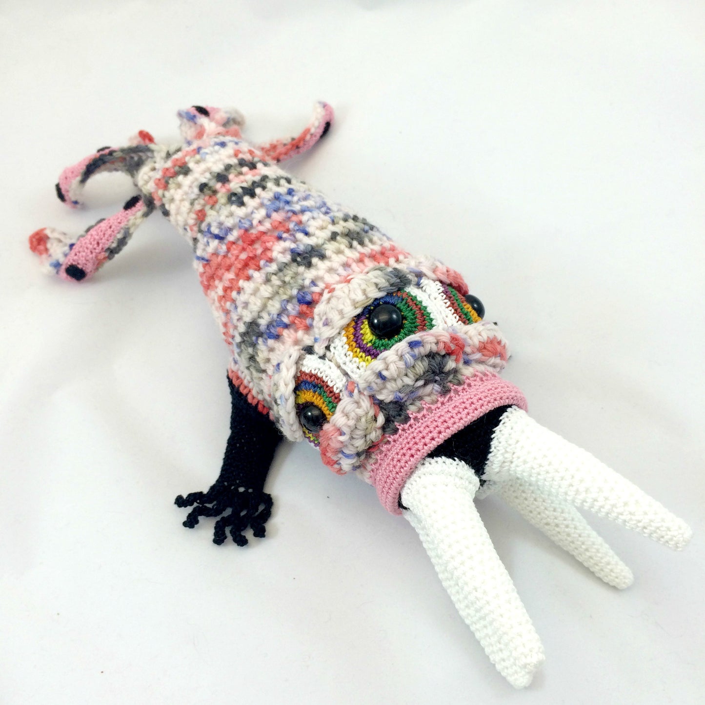 Knot By Gran'ma Digital Crochet Pattern Grimeclaw Monster Plush Doll Crochet Pattern
