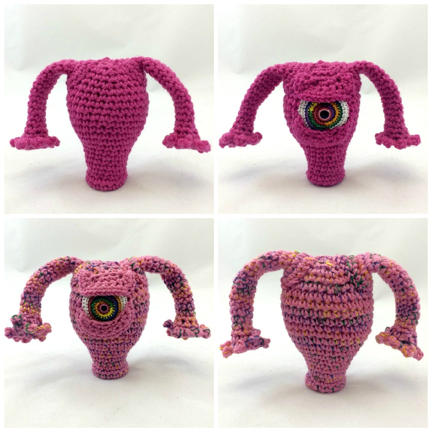 Knot By Gran'ma Digital Crochet Pattern Uterus Plush Doll Crochet Pattern