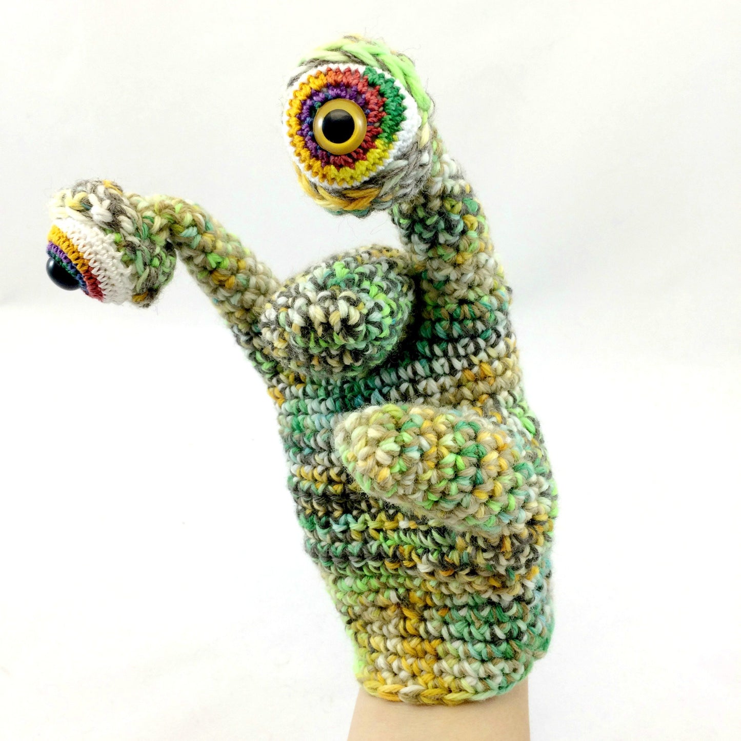 Knot By Gran'ma Digital Crochet Pattern Monsters Hand Puppet Crochet Pattern
