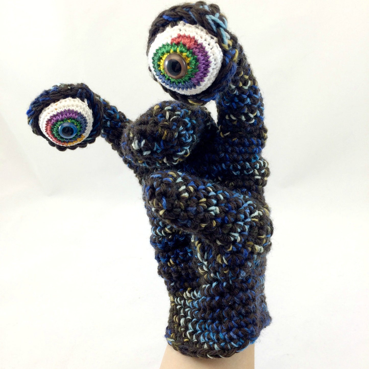 Knot By Gran'ma Digital Crochet Pattern Monsters Hand Puppet Crochet Pattern