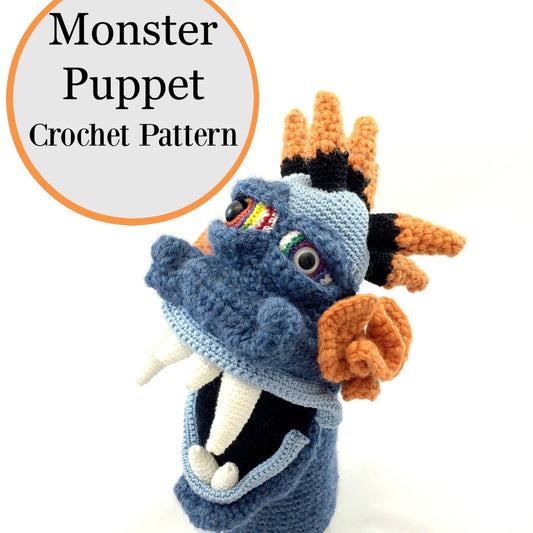 Knot By Gran'ma Digital Crochet Pattern Monster Puppet Crochet Pattern