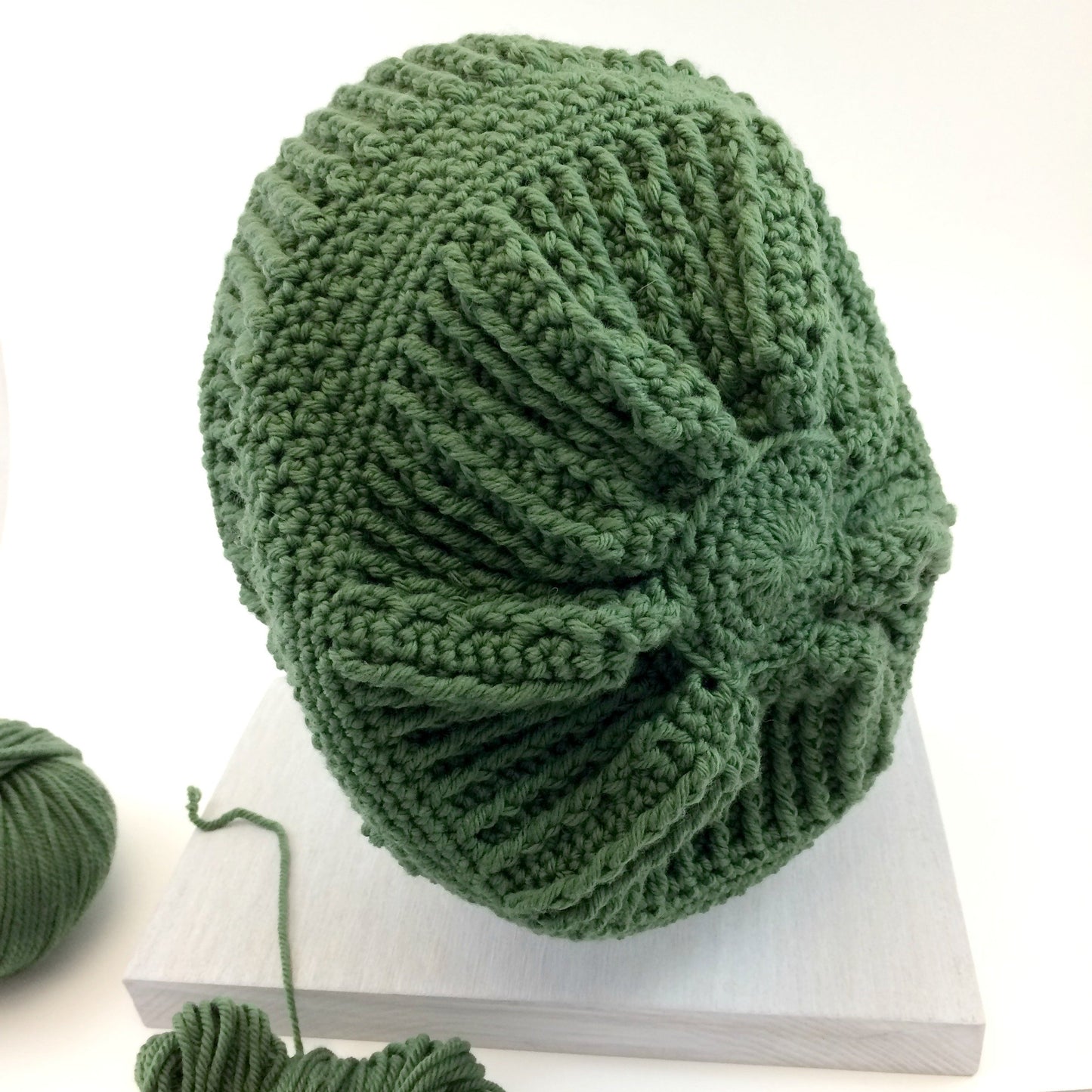 Knot By Gran'ma Digital Crochet Pattern Sand Dollar Slouch Hat Crochet Pattern