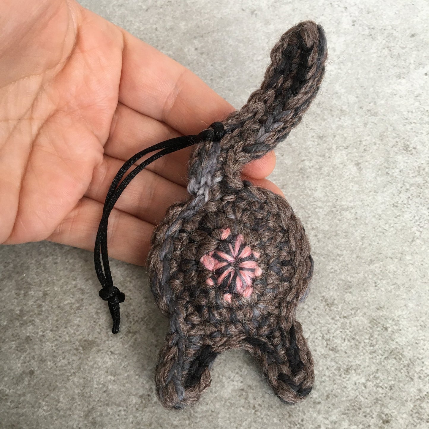 Knot By Gran'ma Ornament Funny Brown Tortie Cat Butt Ornament