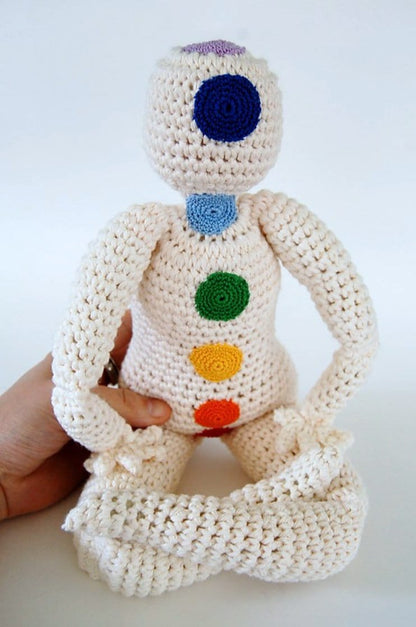 Knot By Gran'ma Digital Crochet Pattern Chakra Reiki Amigurumi Doll Crochet Pattern