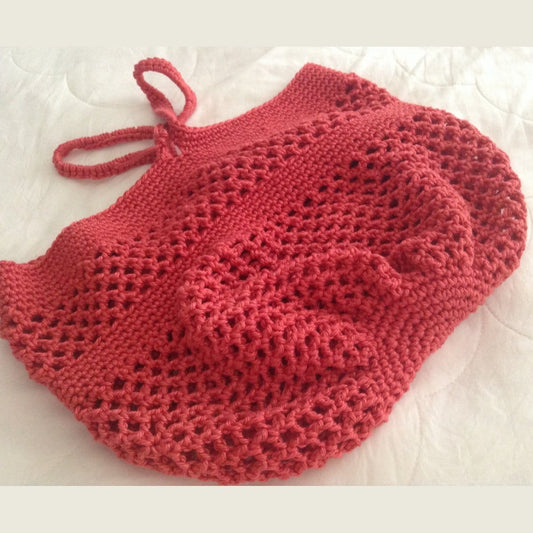 Knot By Gran'ma Digital Crochet Pattern Easy Shopping Bag Crochet Pattern
