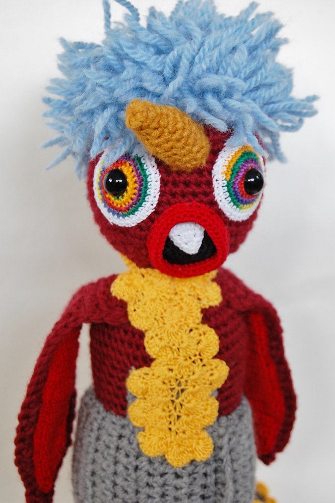 Knot By Gran'ma Digital Crochet Pattern Topsy Turvy Monster Plush Doll Crochet Pattern