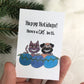 Happy holidays! Here's a cat butt illustrated card