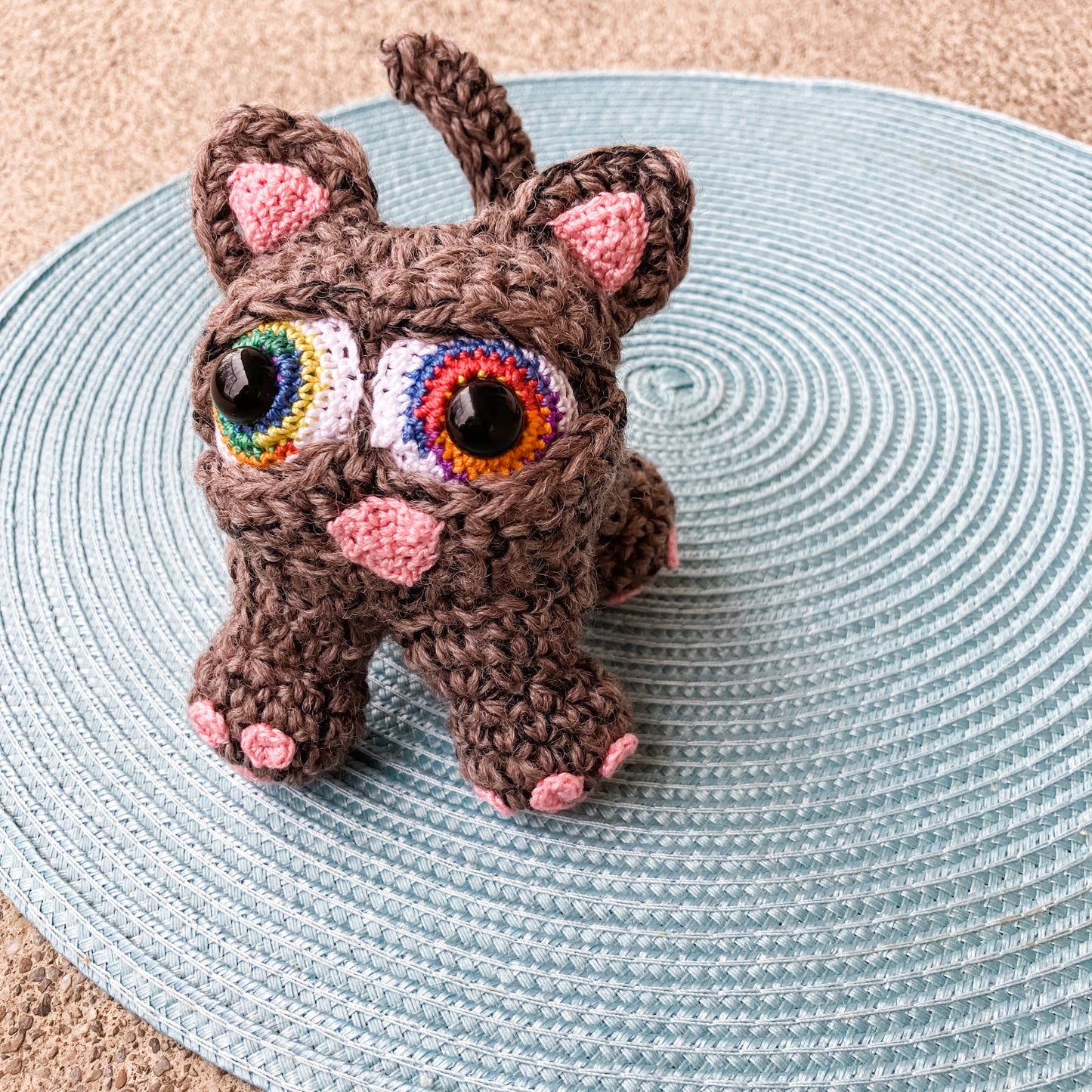 Pretty Kitty Cat Doll Crochet Pattern