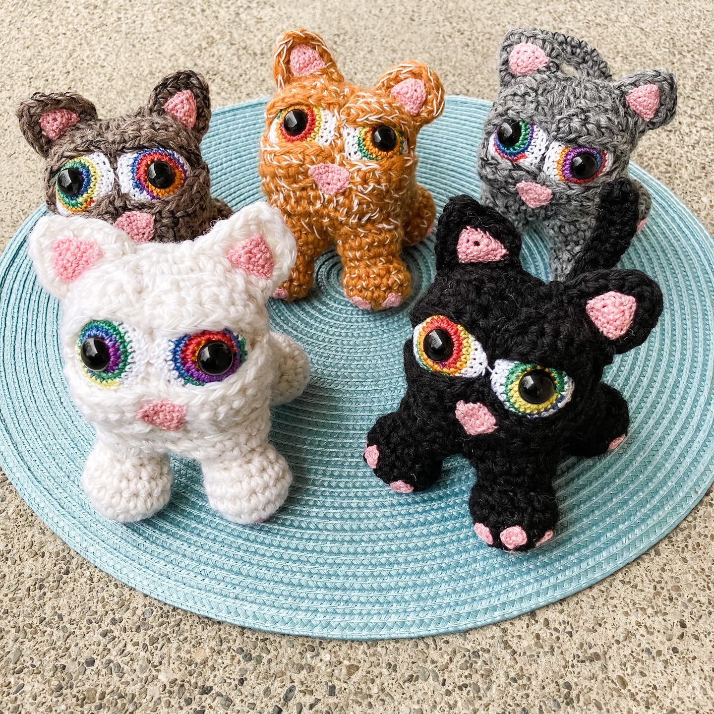 Pretty Kitty Cat Doll Crochet Pattern