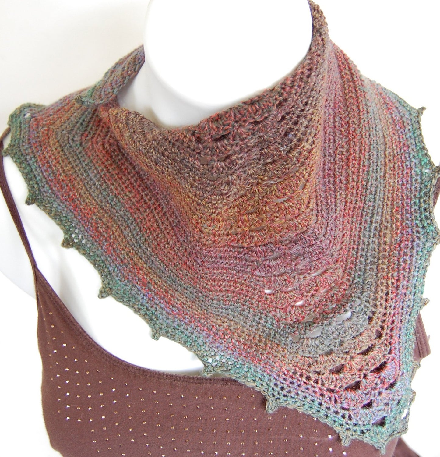 Knot By Gran'ma Digital Crochet Pattern Manta Ray Scarflette Crochet Pattern