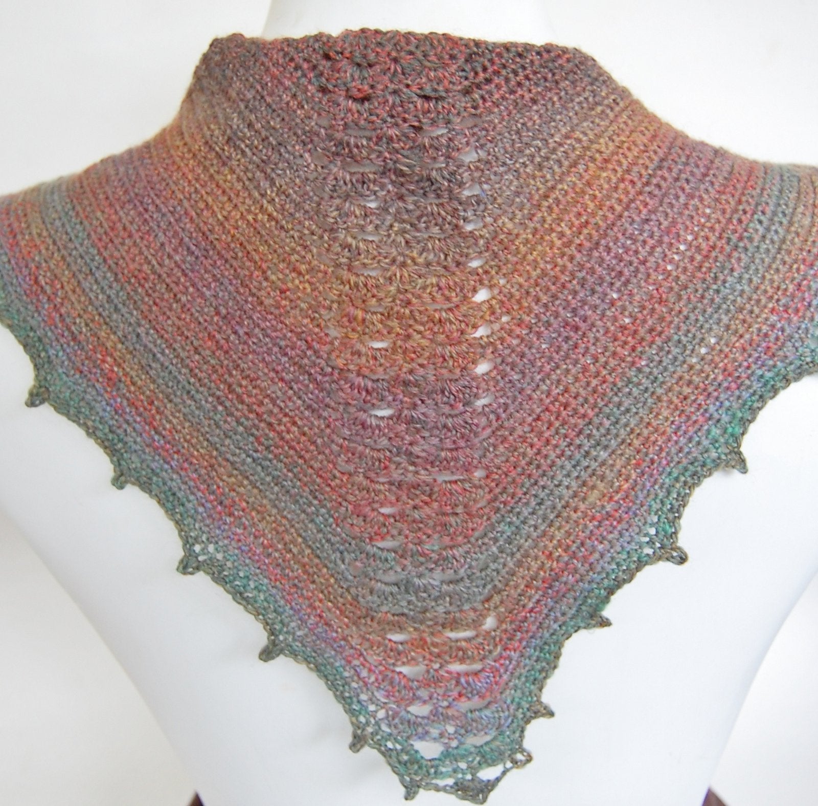 Knot By Gran'ma Digital Crochet Pattern Manta Ray Scarflette Crochet Pattern